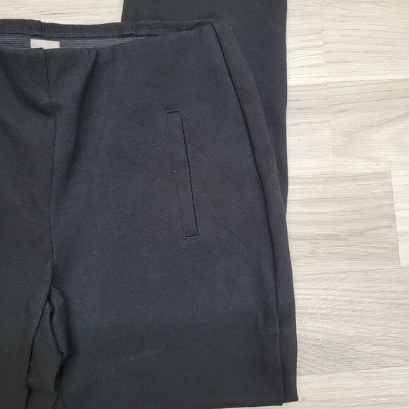 CHICO'S Womens Black Cropped Stretch Pants Size 6 Petite - Picture 3 of 8
